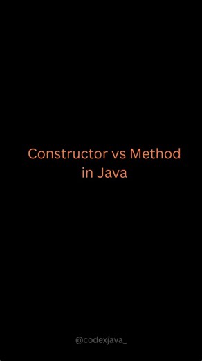 Code X Java on Instagram: "Constructor and methods 👆👆👆👆 Follow for more 👉 @codexjava_ #java #javaprogramming #learnjava #javadeveloper #techcommunity #codenewbie #spring #programmingtips #viral #explore #community #comment #Constructor #methods #solution #codexjava_ #codexquiz_ #creative"