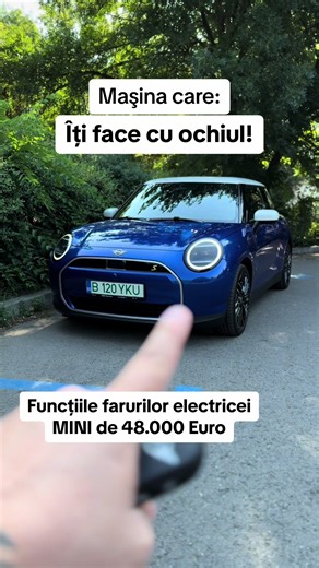 Farurile electrice ale noului MINI Cooper SE - Review complet
