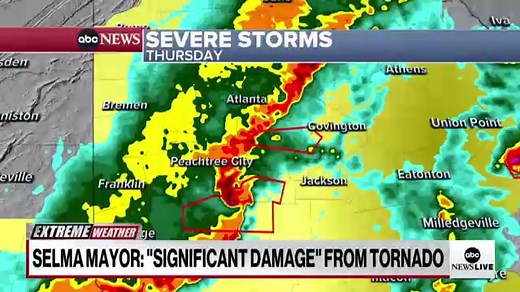 1.1K views · 27 reactions | Tracking severe weather tonight across the Southeast with multiple Tornado Watches and Warnings in Alabama and Georgia. | ABC News Weather | Facebook