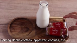 Small Wood Serving Tray Platters - Natural Wooden Tray Drink Trays for Coffee Table Dessert Wood Serving Platter Rectangular Charcuterie Serving Board Party Plates, Set of 2