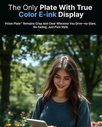 Prism Plate™: Full Color Digital License Plate in Action