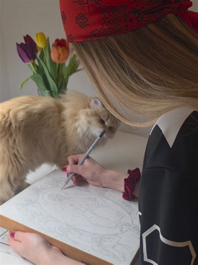 Christ in Glory: A Masterful Sketch by an Artist