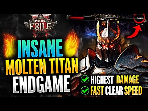 Path of Exile 2 - Molten Explosion Titan is Broken! (Best POE 2 Endgame Warrior Build)