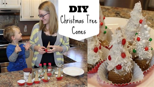 DIY Christmas tree cones | Cooking with Carson