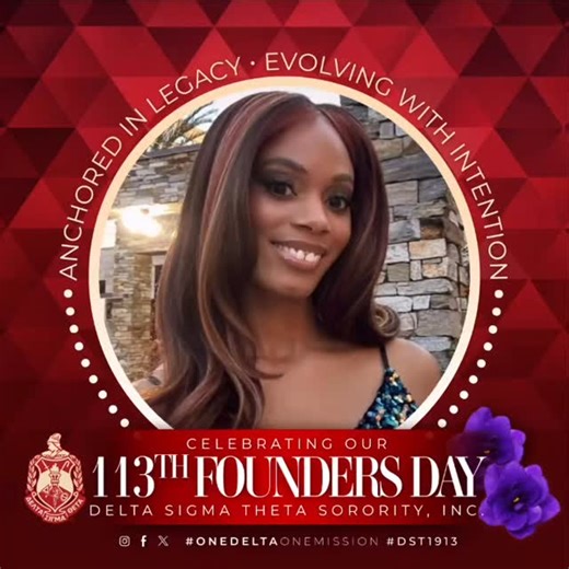 Happy Founders Day to my Sorors of Delta Sigma Theta Sorority, Incorporated! ❤️ 🤍 #HAC #PerfectPlaylist #67 🐘 🔺 | DeAna Fai