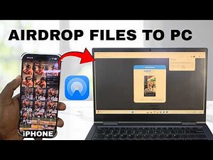 How To Airdrop From iPhone To Windows PC / Laptop