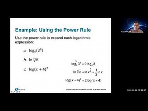 3.3 Properties of Logarithms