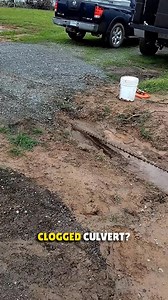 How Chain is Passed through a Clogged Culvert 🤯 #fbreels #watermelon | Viral Side