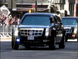 Secret Service in Action: Motorcade of President Obama in New York with NYPD