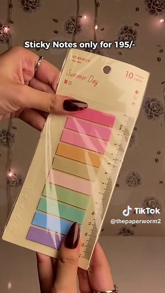 ✨ “When one shade just isn’t enough… so you collect them ALL 🤭📚🖊️ Perfect for highlighting, bookmarking & making study time extra aesthetic! 💖🌈 #StudyVibes #StationeryAddict #BookmarkLove”