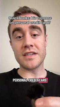 How To Add Personal Card Expenses In QuickBooks Fast!