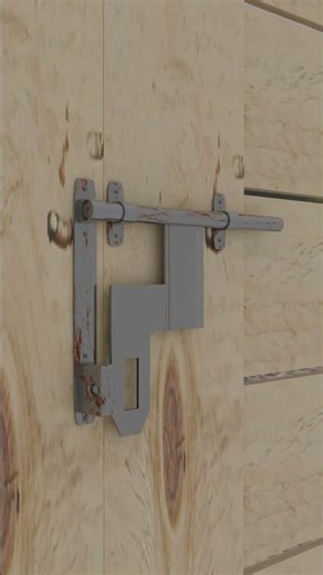 Manual sliding gate latch 🔐 design idea 💡#shorts #viralvideo