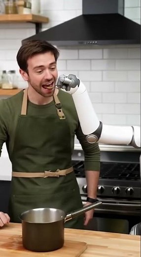 Can I Turn A Robot Into A MasterChef😇😘😚#cookingchet #cooking #animal #shortvideo #shorts #ai #chef