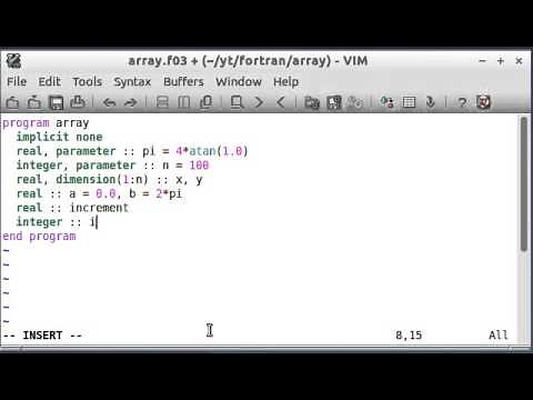 Modern Fortran by Example (5) Arrays and Plotting Part 1