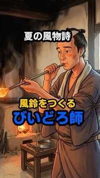【江戸の夏】風鈴をつくる、びいどろ師の1日 #江戸時代 #歴史 #雑学 #shorts