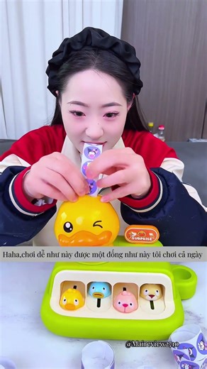 The whack-a-mole machine comes with super cool stickers!