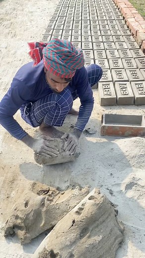 177K views · 720 reactions | Amazing technique of making bricks in a brick kiln using clay | Amar Collection | Facebook