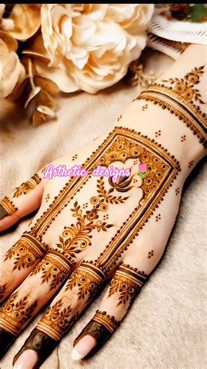 Asthetic tranding designs✨🍂🌷 |#mehndi #astheticdesign #viralmehndi #ytshorts