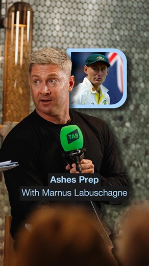 Beyond23 Cricket Podcast on Instagram: "Pup caught up with Marnus Labuschagne ahead of the first Test and he was dialled in, buzzing, and already talking cricket like it was the middle of day one. Classic Marnus energy. Plenty more coming on our Ashes Live Tour with a few special guests likely to drop in as we roll on. GET YOUR TICKETS NOW 🎟️🏏"