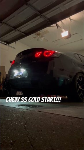 CHEVY SS COLD START!!!#fypシ゚viral#cars#chevy#holdencommodore