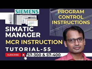 Siemens PLC Training 55 - Master Control Relay (MCR) Instruction in PLC | Siemens Video Tutorials