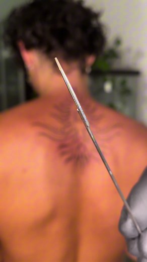 Hand poke for yuval ❤️ #handpoke #stickandpoke #handtattoo