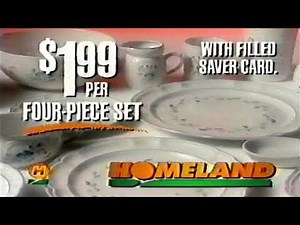 1993 Commercial for Homeland Stores in Oklahoma - It's a Good Deal Better