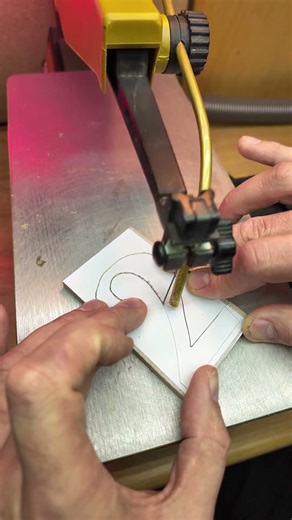 WATCH Me Turn Scrap Wood into a GORGEOUS Number "2" 😲 (Scroll Saw Decor Tutorial) #shorts