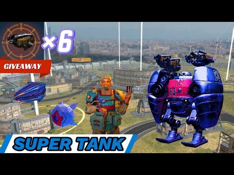 【War Robots】×6 Hedjet GIVEAWAY（Demo video : Revenant）#WRwinHedjet / 高機動型スーパータンク爆誕