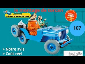 Hachette, Tintin's jeep, assembly of number 107