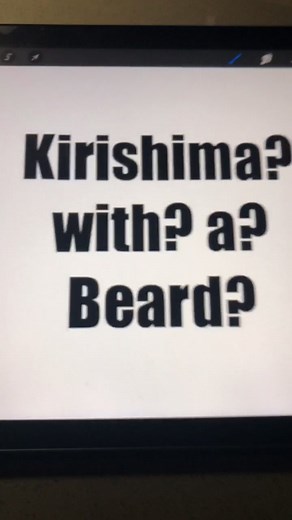 Kiri? With? A Beard? Digital Art Fanart