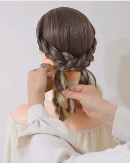 15K views · 84 reactions | Beautiful braid hair style for reception/prom / graduation easy to make hairstyle #new #hair #viralreelsfb #reels2024 #traveltheworld #easyhairstyleideas #easyhairstyletutorial #hairsforyou #traveladdict #weddinghairstyle #promhairandmakeup #promhair #hairtoryou #easyhairstyletutorial #beautifulchallenge #beautifulhairstyles #hairtrends20203 | Cut And Style Studio By Sid | Facebook