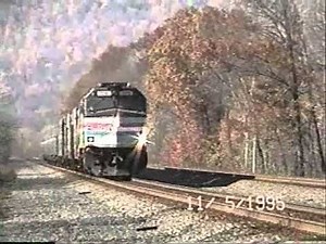 Conrail Pittsburgh Line mid 1990s
