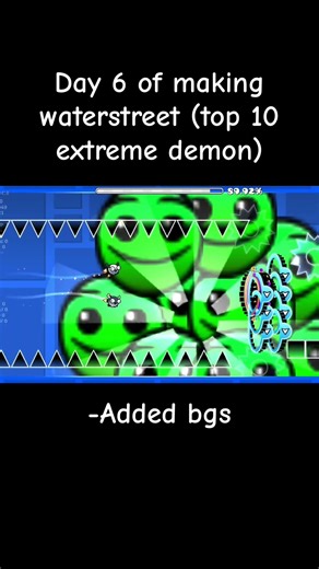 Day 6 of making a rated extreme demon! #geometrydash #gd #viral #gaming #games #ytshorts