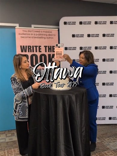 Ottawa book tour 📍 On tour with our incredible authors and the book that changes everything. #luckybookpublishing #book#bookmarketing#booktour
