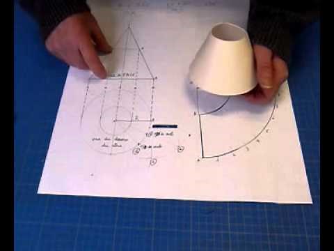 comment tracer les pyramides rectangulaires et circulaires tronquées.