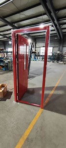 [Hot Item] Intertek UL Listed 1.5 Hours Fire Rated Door with Glass Emergency Exit Anti Fire Door