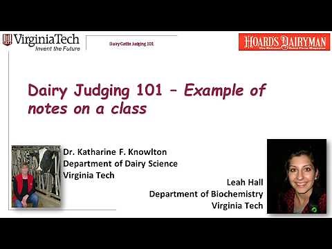 Dairy Judging 101: Taking notes from start to finish