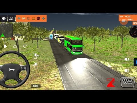 euro coach bus simulator 💥🤩|| new indonesia coach bus simulator - Android gameplay ‪#newgame