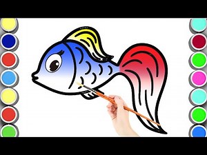🐟🎨 Easy Fish Drawing Tutorial for Beginners: Learn to Draw, Paint & Colour a Cute Fish in Minutes! 🐠