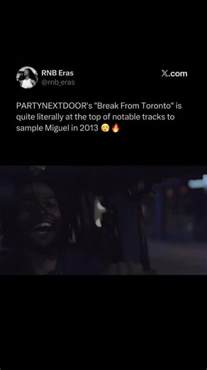 RNB Eras on Instagram: "In mid-2013, when PartyNextDoor dropped “Break From Toronto” on his self-titled debut mixtape (July 1), he was just launching his career as the first signee to Drake’s OVO Sound label—a joint venture with Warner Bros.—after signing earlier that year. PartyNextDoor’s “Break From Toronto” (from his 2013 self-titled mixtape) samples Miguel’s “Girl With the Tattoo (Enter.Lewd)” interlude from the 2012 Kaleidoscope Dream deluxe edition, and it was among the very first notable 