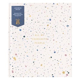 Busy B Address Book - Pink Spray