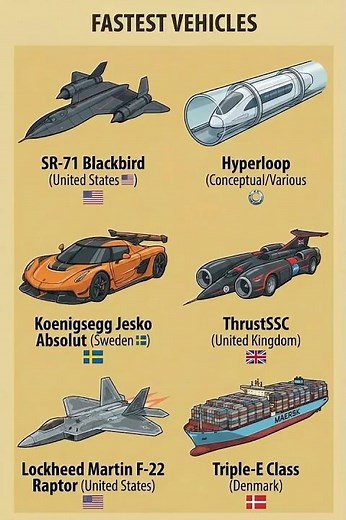 FASTEST VEHICLES on Earth 🚀 #automobile #autoerax