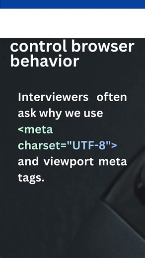 HTML Interview Knowledge in One Short! 🤯 #coding