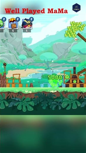 Angry Birds Classic Gameplay | Smashing Pigs Like a Pro! #shorts #short #viral #viralvideo #gaming