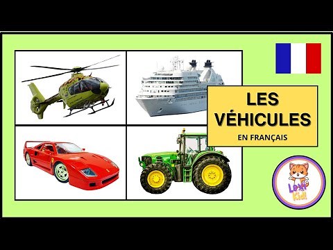 LES VÉHICULES POUR ENFANTS | Apprendre les noms et bruits
