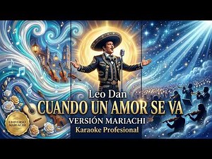 Cuando un Amor se Va (Versión Mariachi) - Leo Dan | Karaoke Profesional | 2026 Studio Hi-Fi HD
