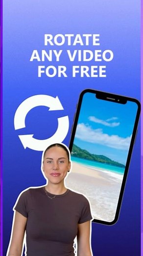 Easily rotate ANY #video with Clipchamp video editor!