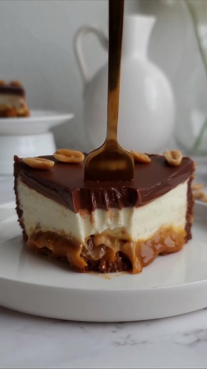 Délicieux Cheesecake Vanille Caramel et Chocolat - Recette Facile
