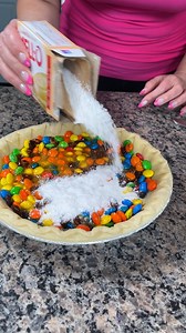2.1M views · 9.7K reactions | How did I not know this dessert trick? girl makes a chocolate pie using m&ms! It turned out so good. Please be advised that this page’s videos are intended for entertainment purposes only. Names, characters and incidents are often the product of the director’s imagination, so any resemblance to actual persons or actual events is purely coincidental. This original video was produced by Network Media, LLC, and Kristin Michelle. | Creative Crafting | Facebook